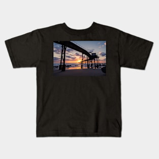 Wallarah Jetty Sunrise #1 Kids T-Shirt